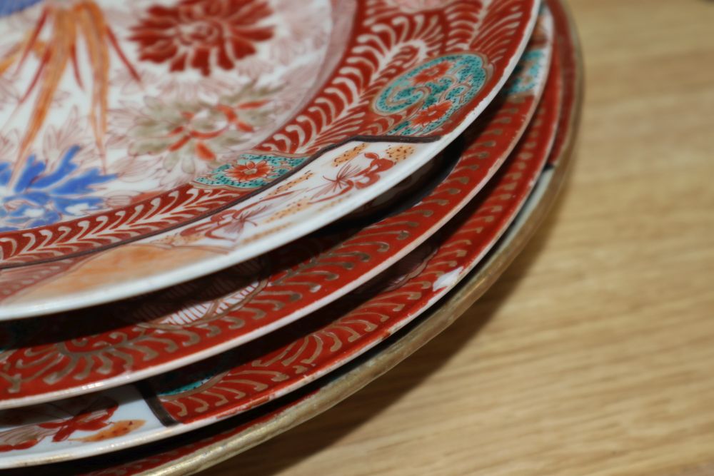 A Japanese Kutani dinner service